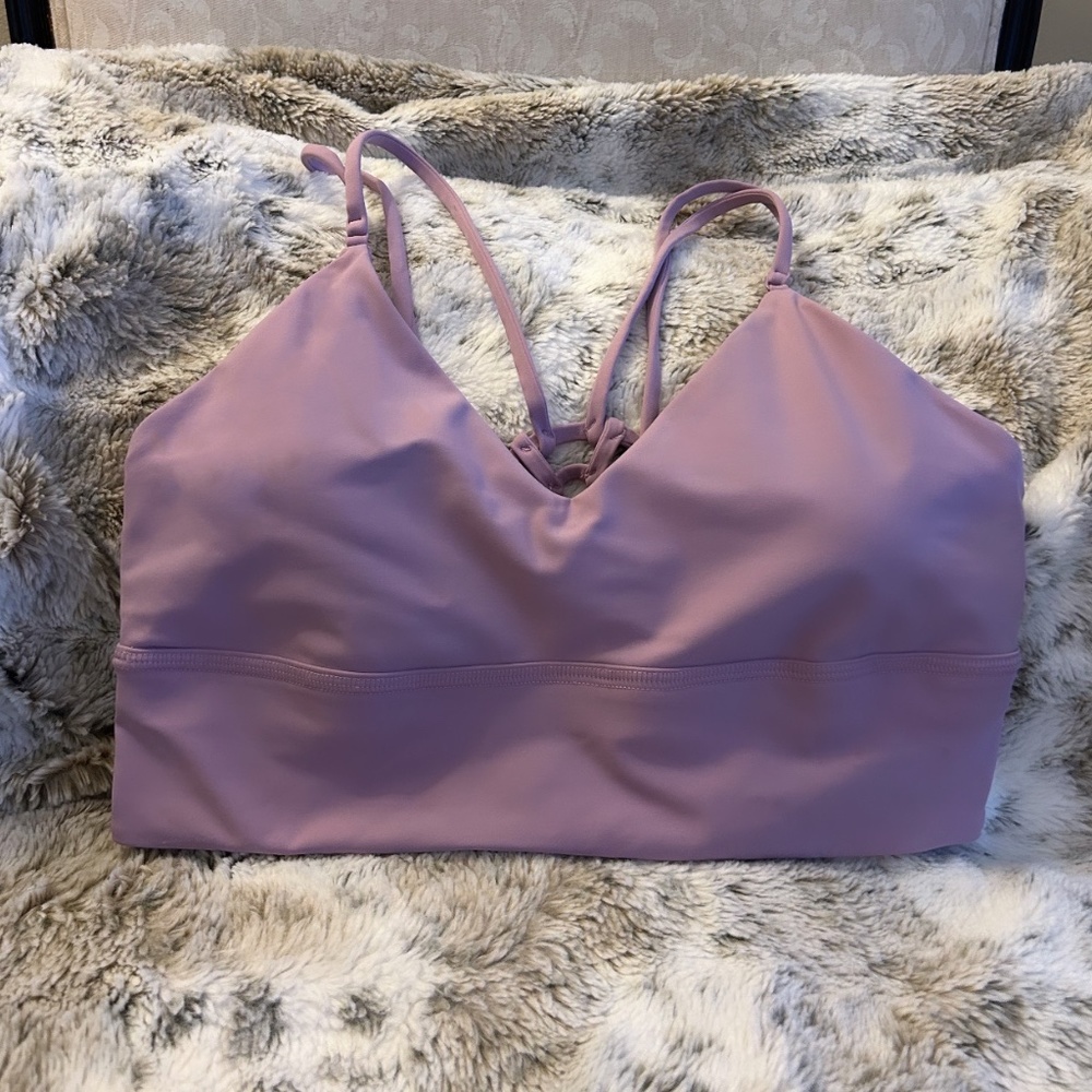 Lululemon Lilac Sports Bra - Size 10